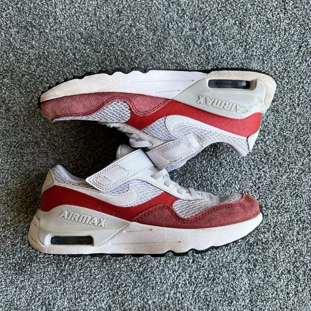 Nike Air Max Excee White Red DQ0285-108 Kids Youth Size 3Y Sneakers Shoes
